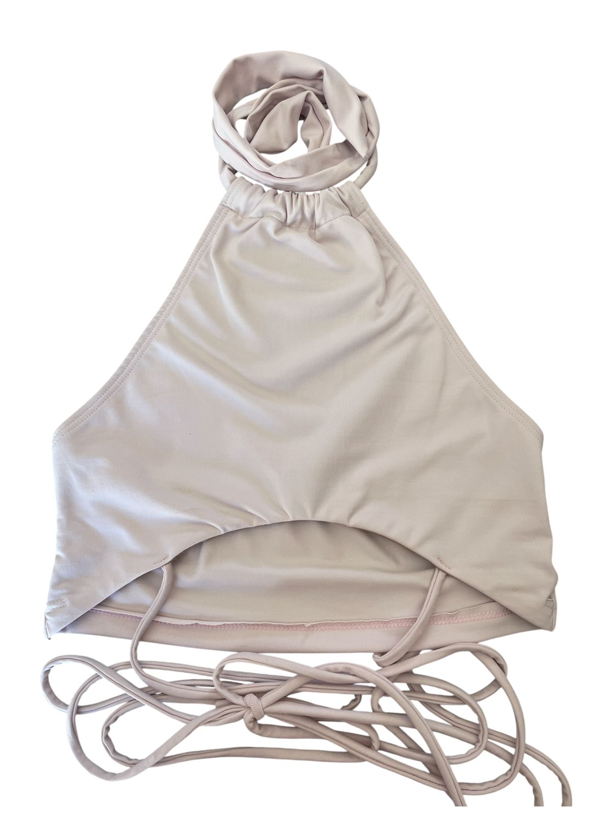 Top halter com amarração
