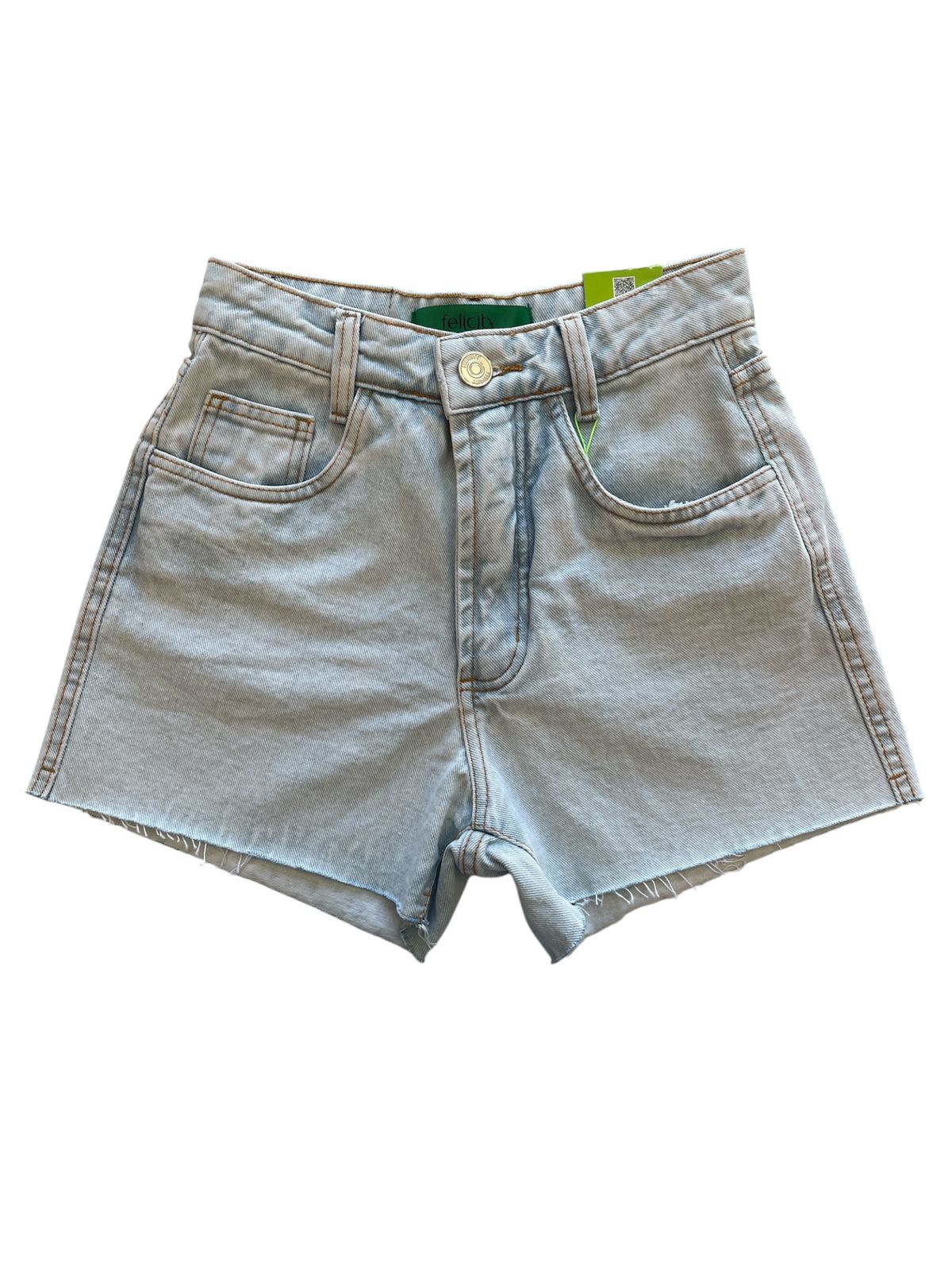 Short Jeans Claro Feminino