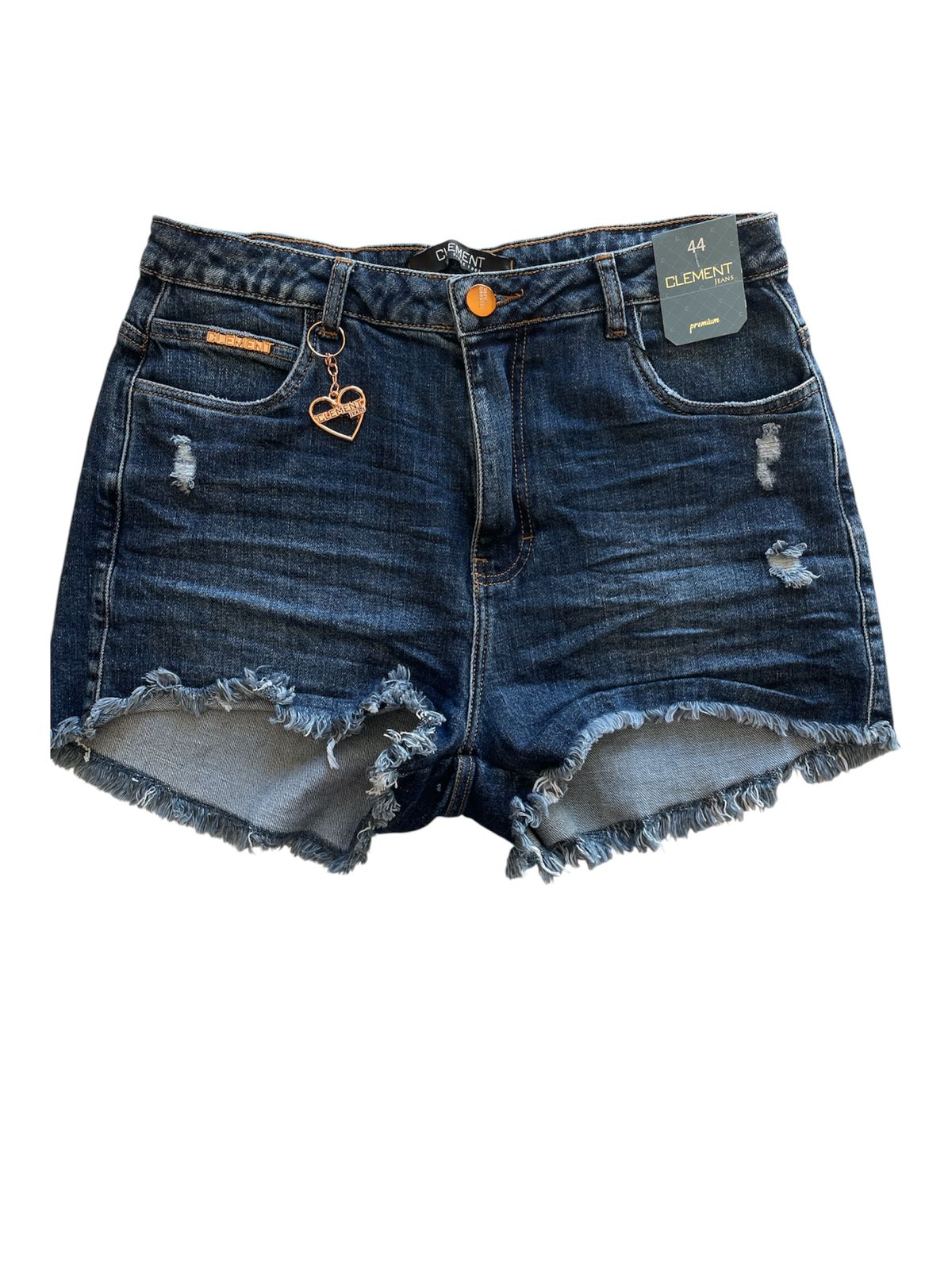 Short Jeans Destroyed Escuro Clement