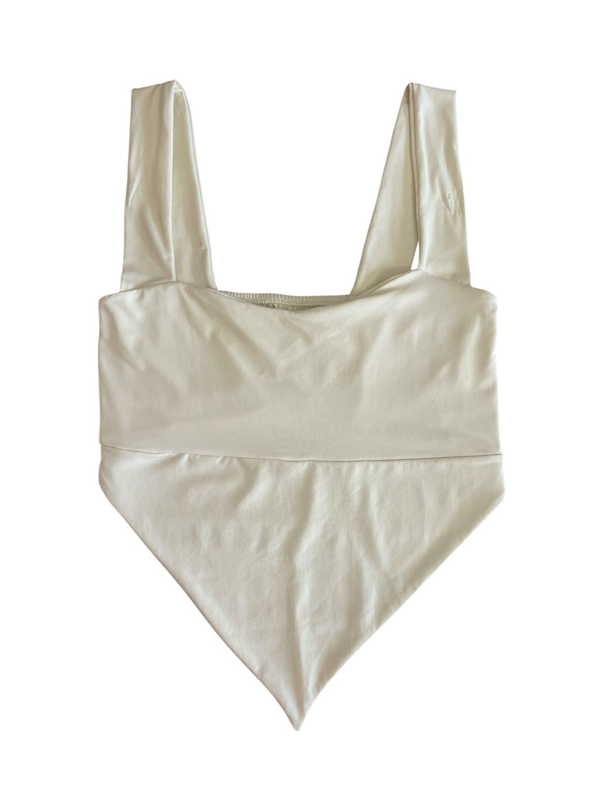 Top Faixa Branco com Ponta