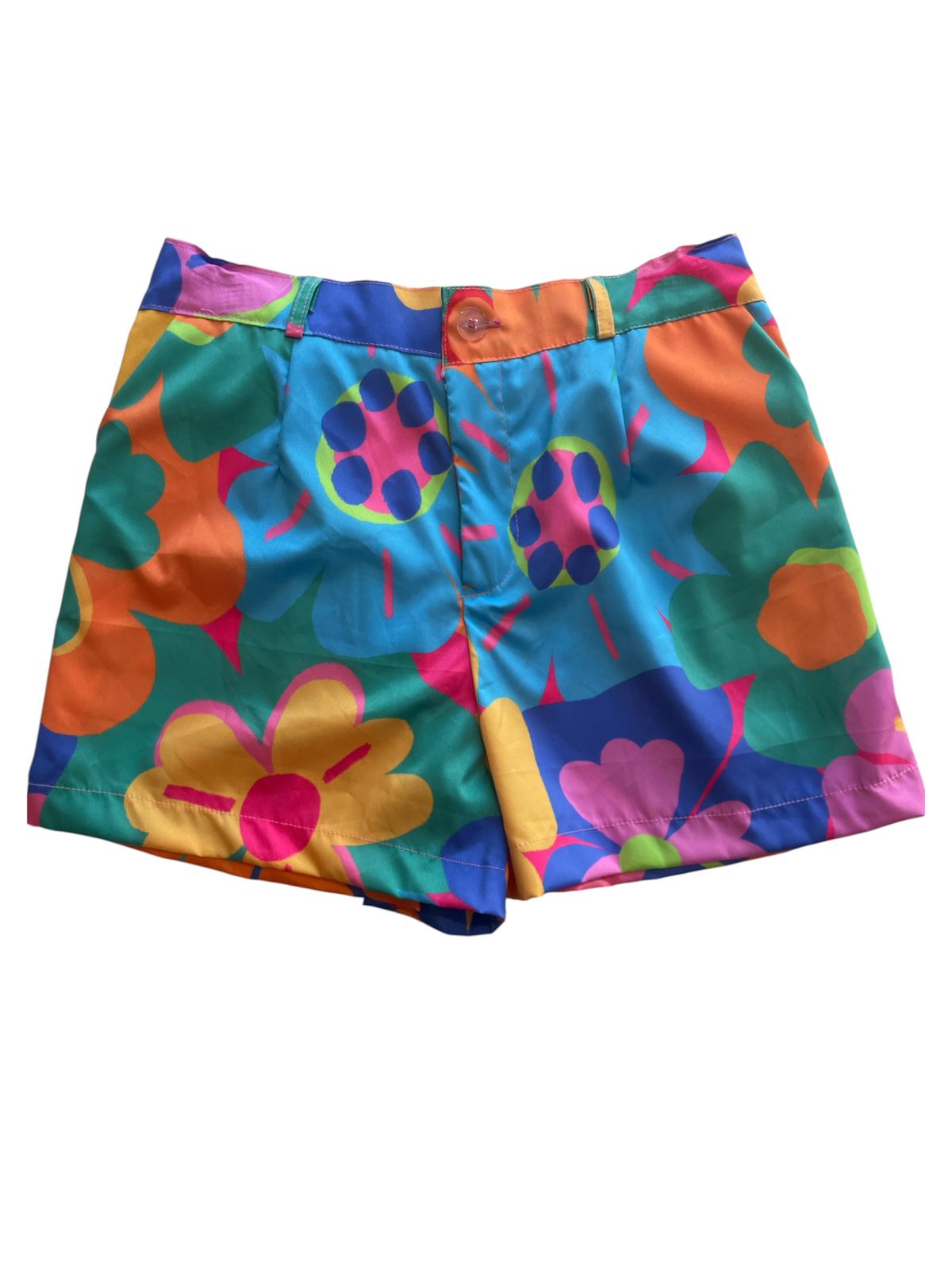 Short Estampado Floral Colorido
