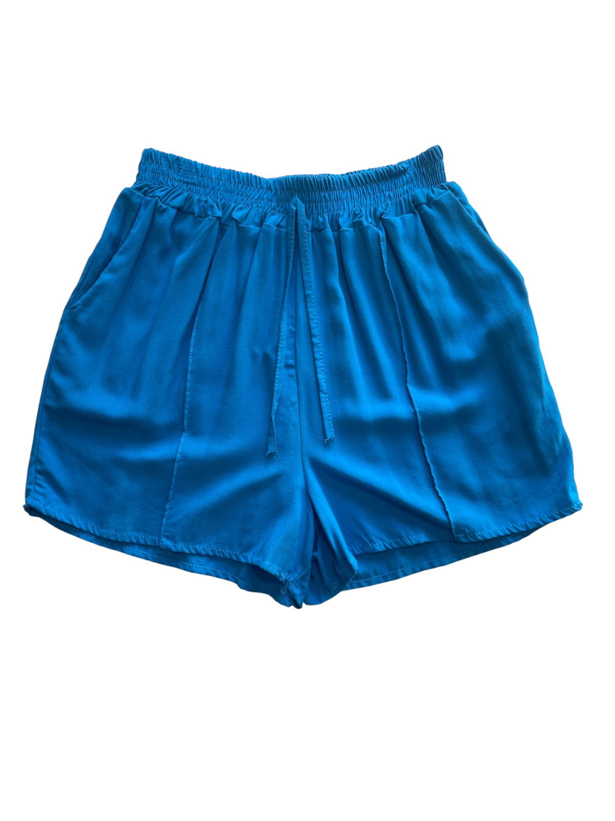 Short Azul com Amarração