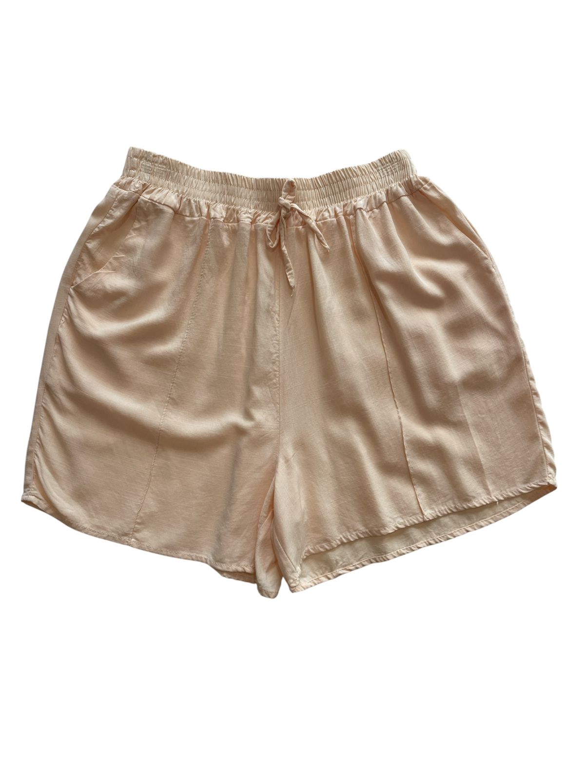 Shorts Bege de Amarração